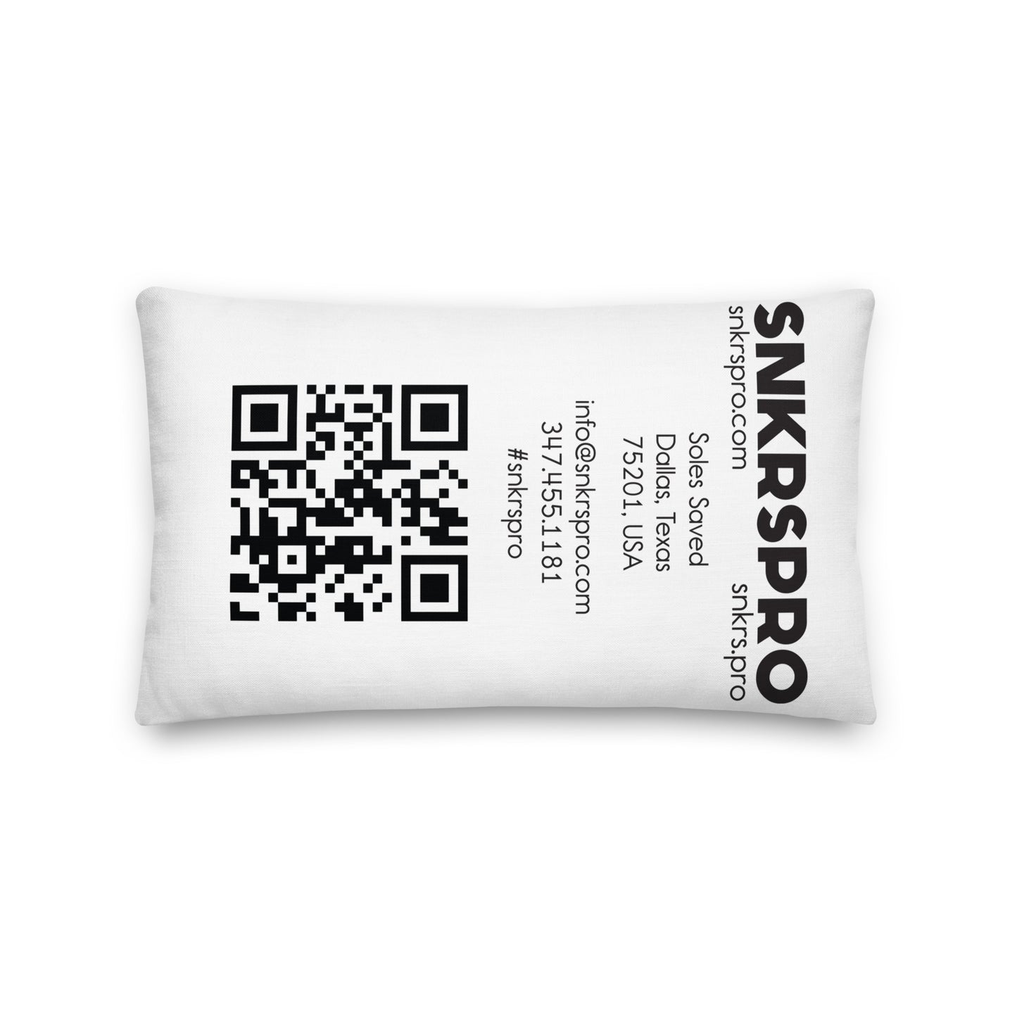 SNKRSPRO Logo Premium Pillow
