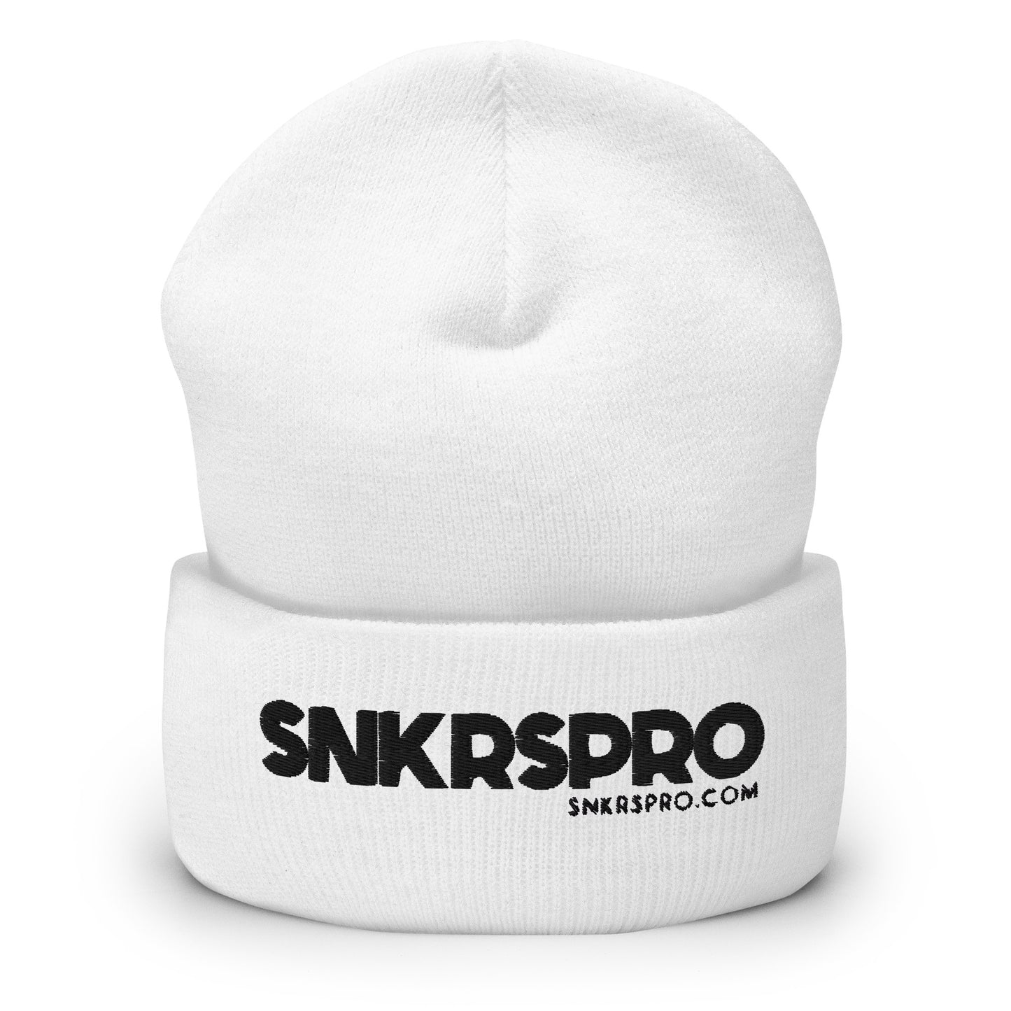 SNKRSPRO White Cuffed Beanie