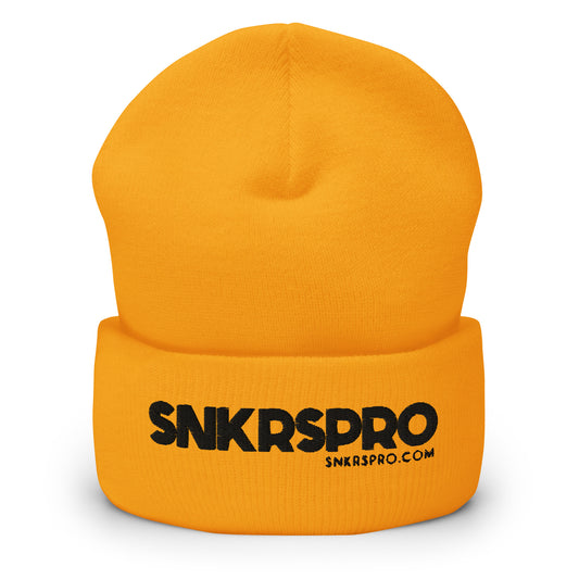 SNKRSPRO Gold Cuffed Beanie
