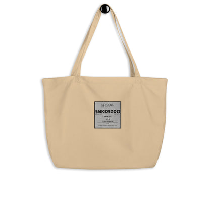 SNKRSPRO Large Organic Tote Bag